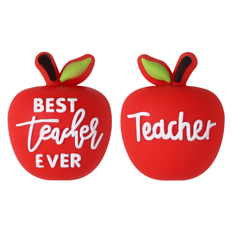 Wholesale 20 pcs Jewelry 3D cartoon dwarf silicone beads diy wear necklace accessories