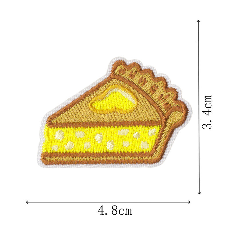 Wholesale Cute Durian Fruit Embroidered Patches 9Pcs Iron On DIY Sewing Applique For Clothes Bags Fashion Accessory