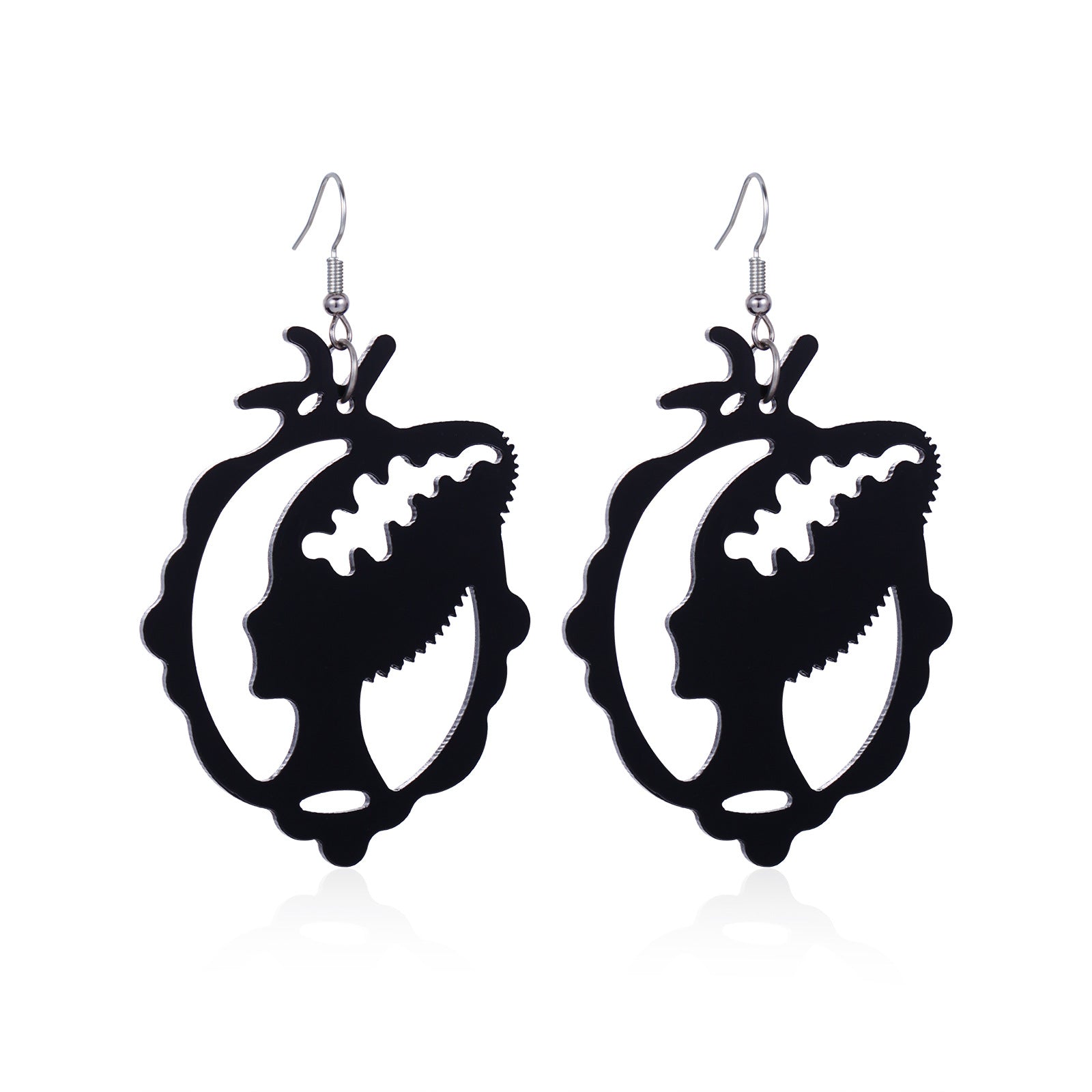 Wholesale Handmade Acrylic  Earrings Skull  Web Bat Design Trendy Jewelry Accessory For Party
