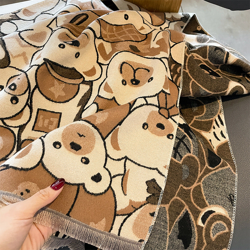Wholesale Autumn and Winter Cold and Warm Viscose Fiber Scarf