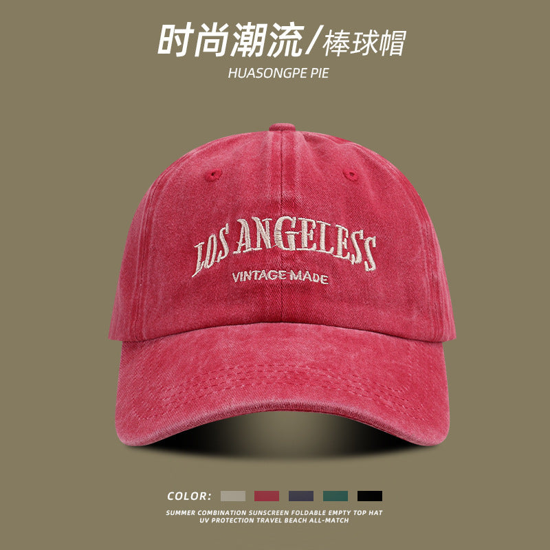 Wholesale Retro American Style Washed Versatile Casual Baseball Cap