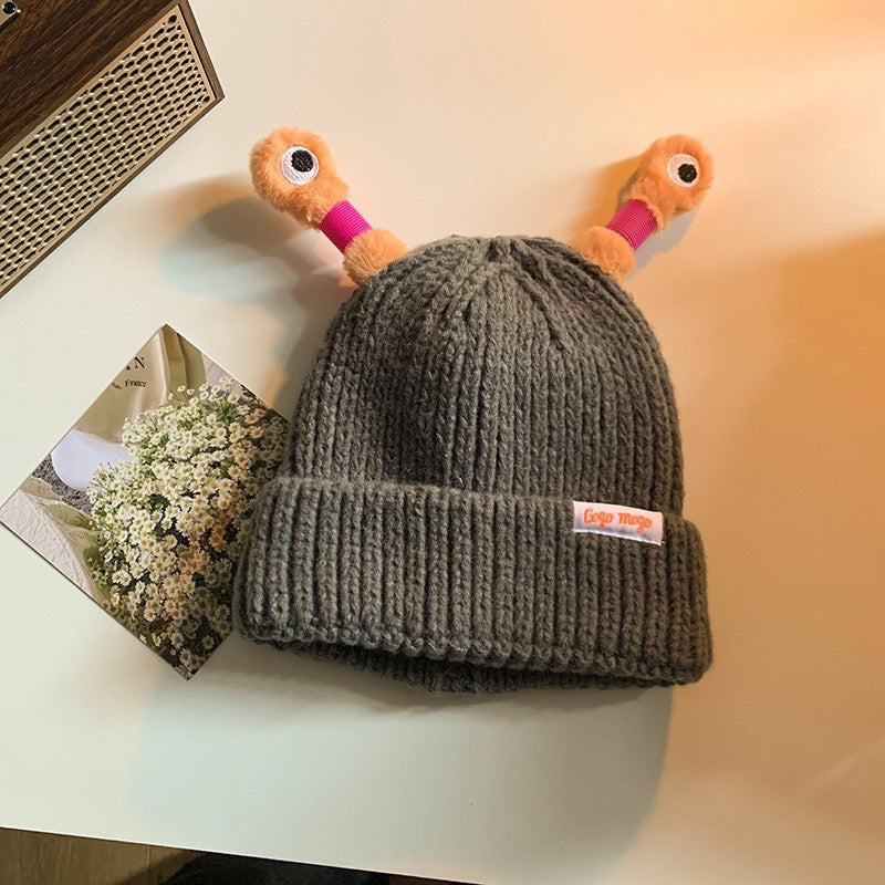 Wholesale Cute and Funny Frog Knitted Woolen Hat