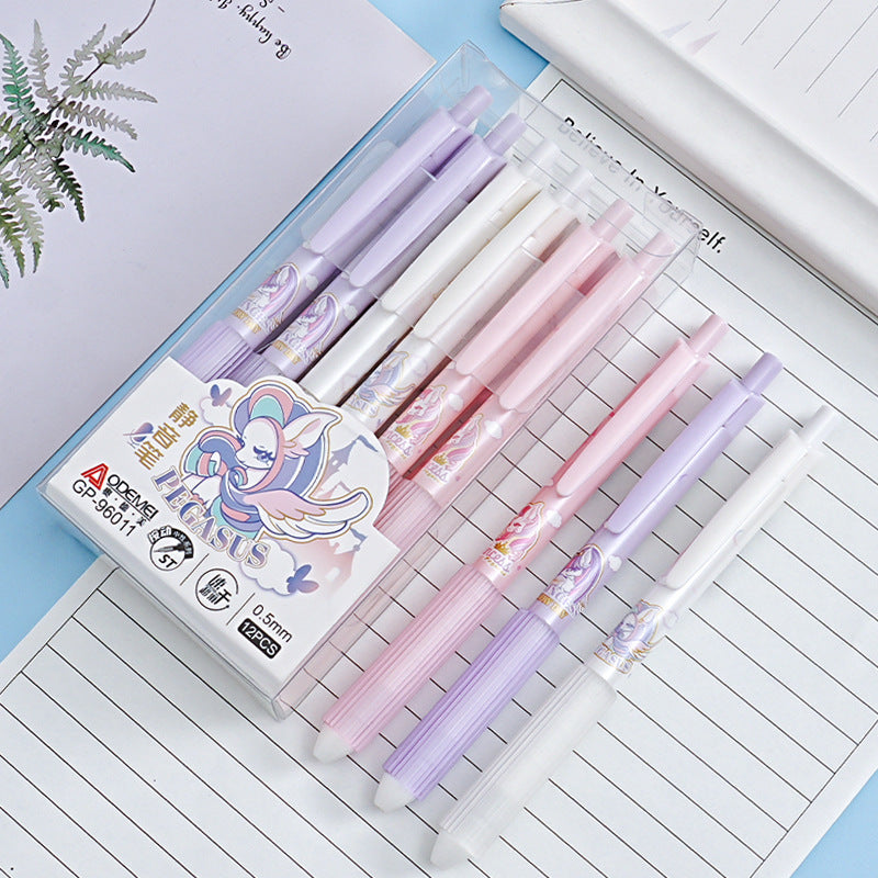 Wholesale 12pcs/pack creative stationery student press gel pen