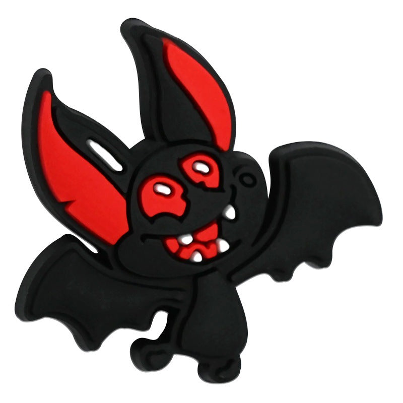 Wholesale Random 100pcs/pack  Cartoon Halloween Series PVC Soft Focal Beads