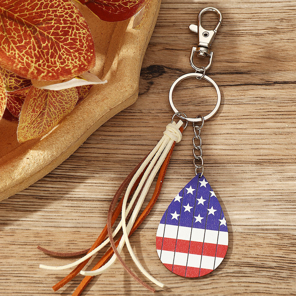 Wholesale Independence Day Metal Keychain