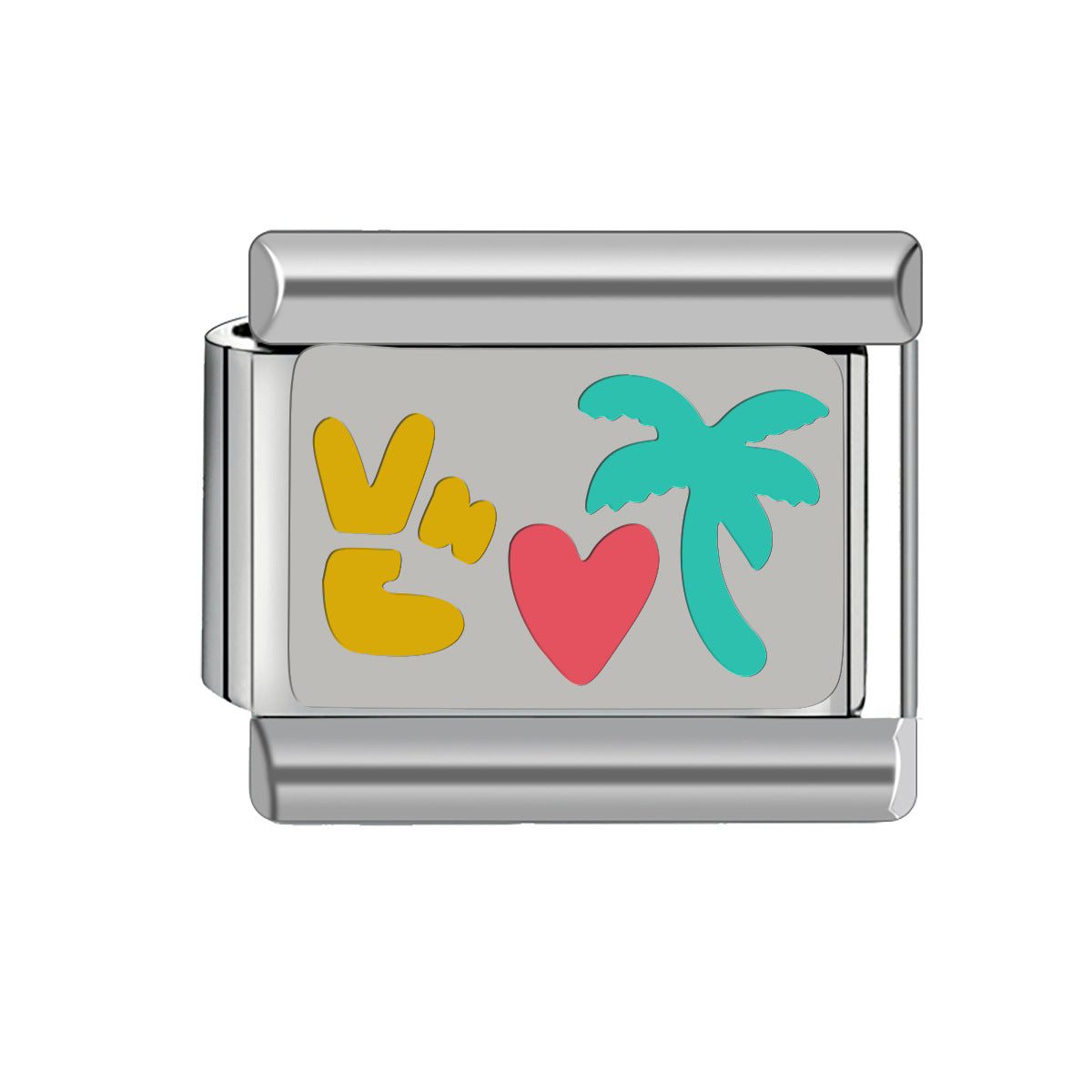 Wholesale Italian Charm Bracelet 9mm DIY Stitched Detachable Monogram Diamond Combination Bracelet