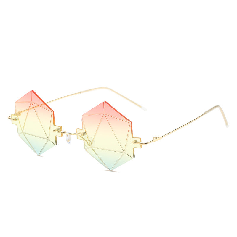 Wholesale Frameless Fashion Hip Hop Sunglasses