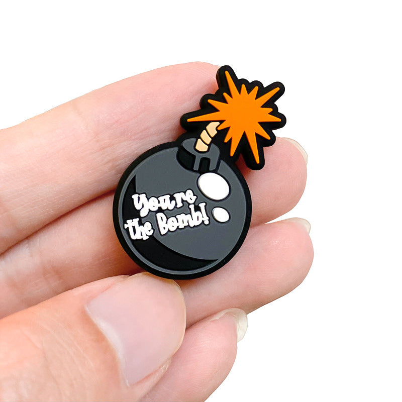 Wholesale 10pcs Simulation bomb silicone beads