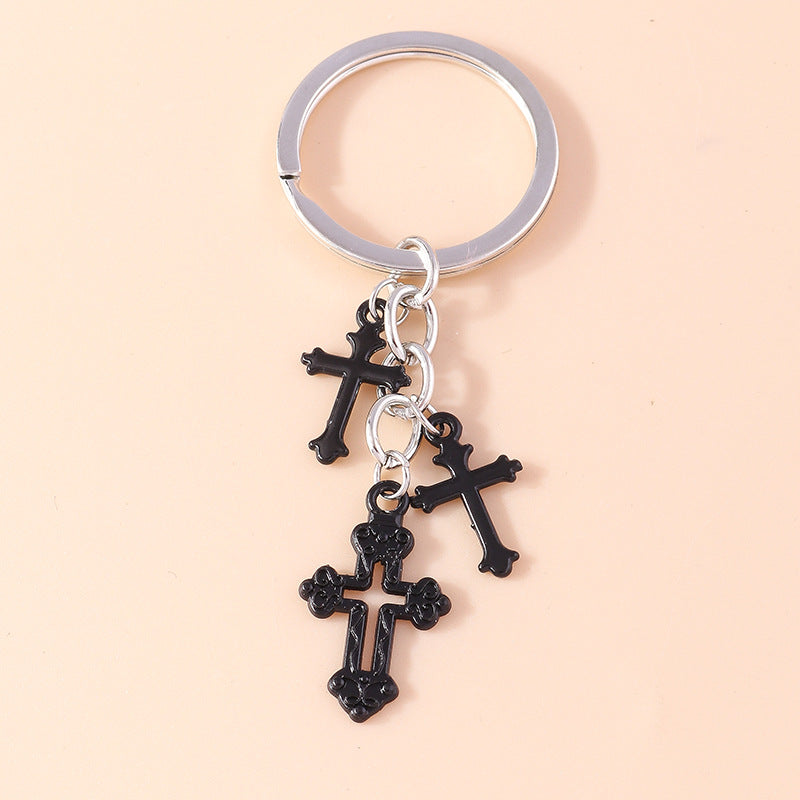 Wholesale Vintage Cross Metal Keychains