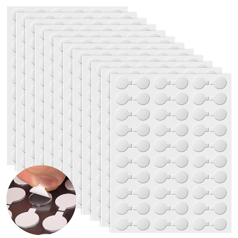 Wholesale Many Size Round Transparent Acrylic Double-Sided Tape Strong Adhesive Doll Fixed Traceless Glue Nano Dot Tape Handle