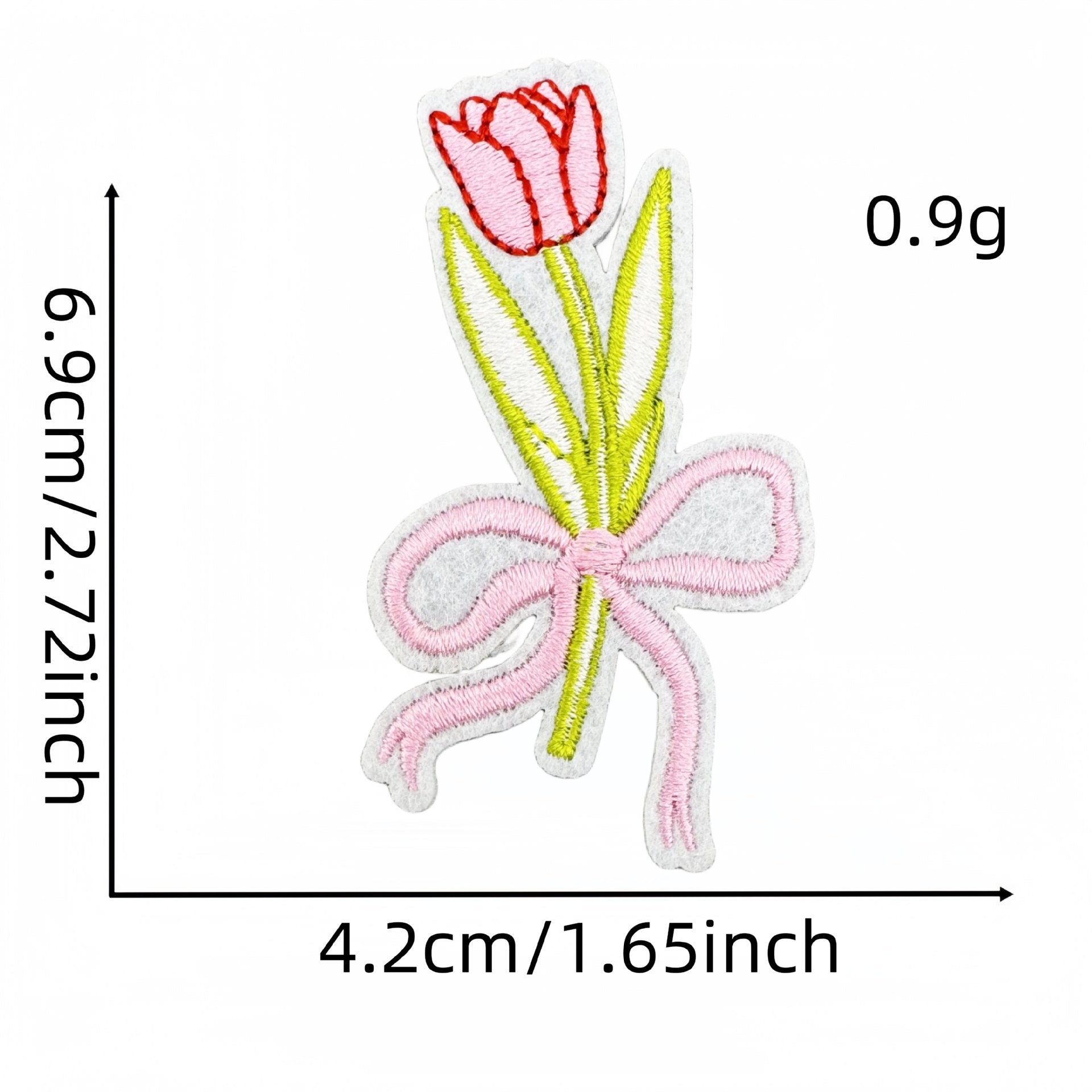 Wholesale Trendy Blue Cartoon Candy Embroidered Patch Applique For Clothing DIY Decorative Accent Resale