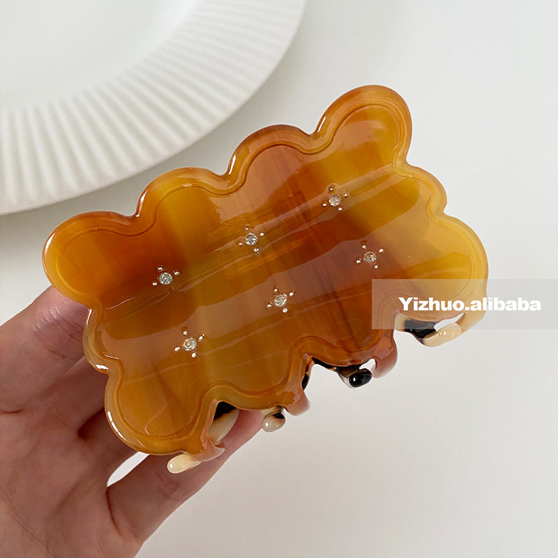 Wholesale Sandwich Cookie Acetate Hair Clips