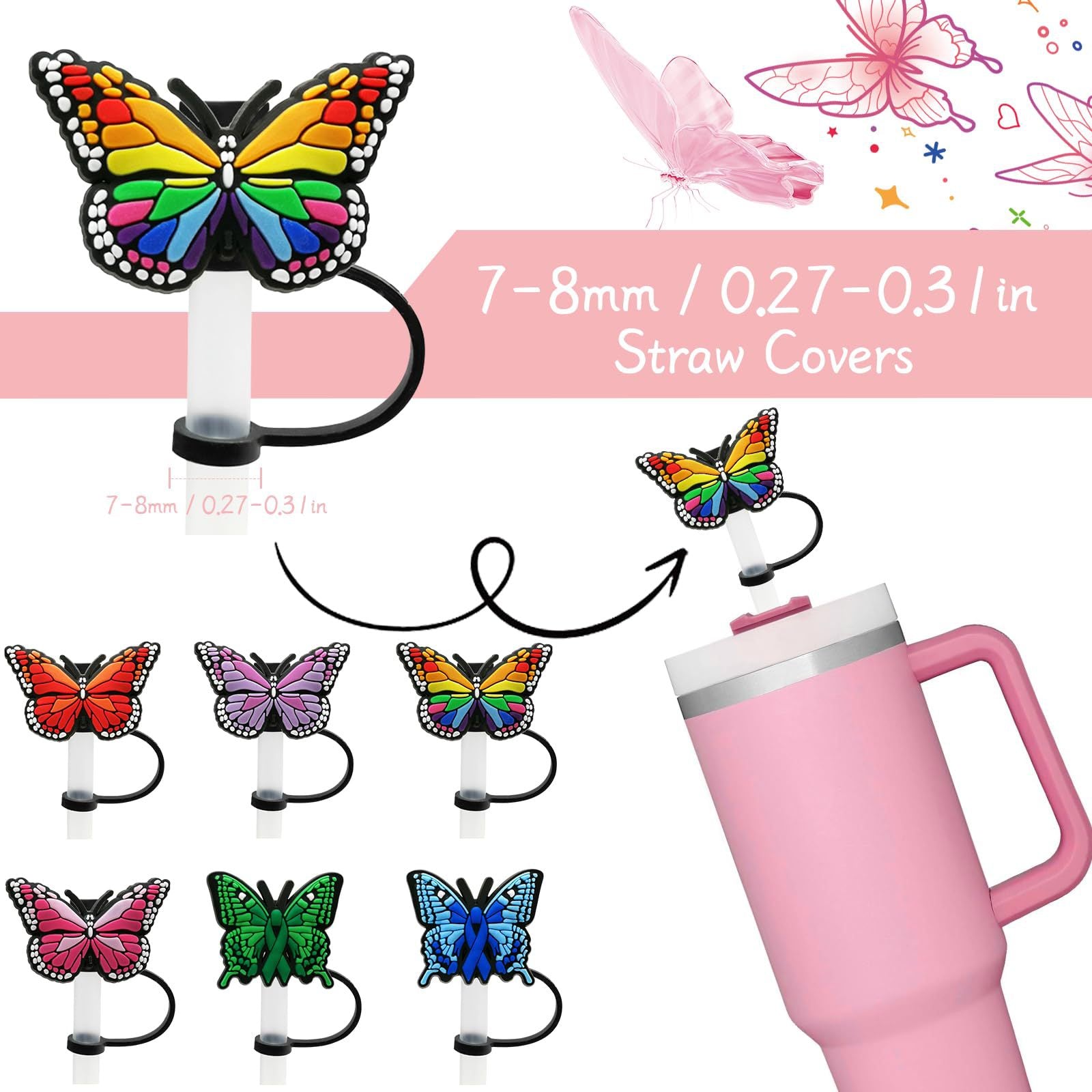 Wholesale Butterfly Style Series Straw Cap