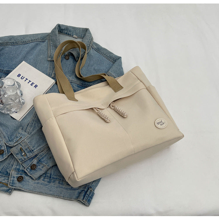 Wholesale Canvas Large Capacity Tote Bag Nylon Cloth Shoulder Bags