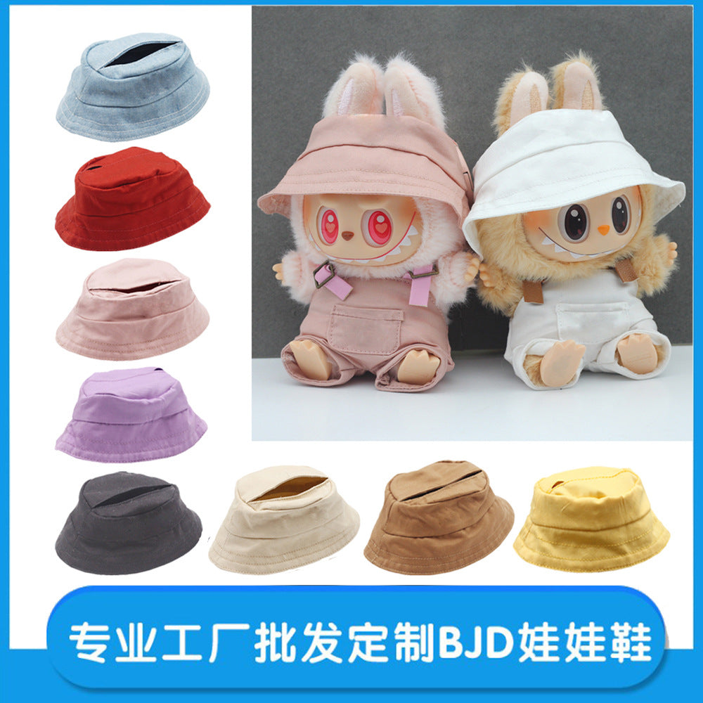 Wholesale 10CM cotton doll fisherman hat