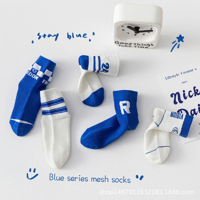 Wholesale Alphabet Boys & Girls Combed Cotton Sock