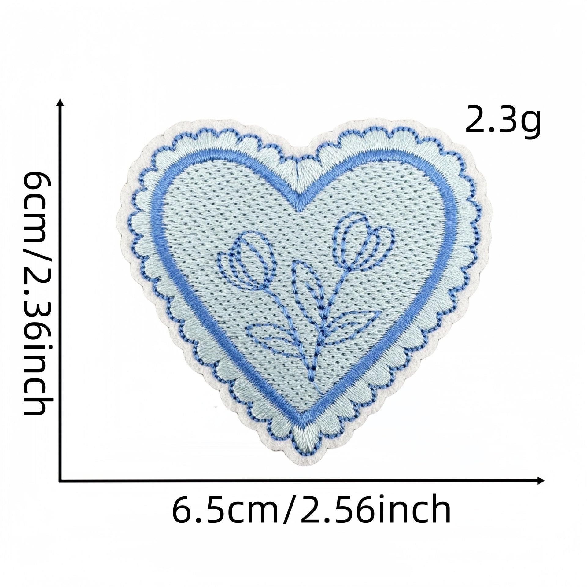 Wholesale Trendy Blue Cartoon Candy Embroidered Patch Applique For Clothing DIY Decorative Accent Resale