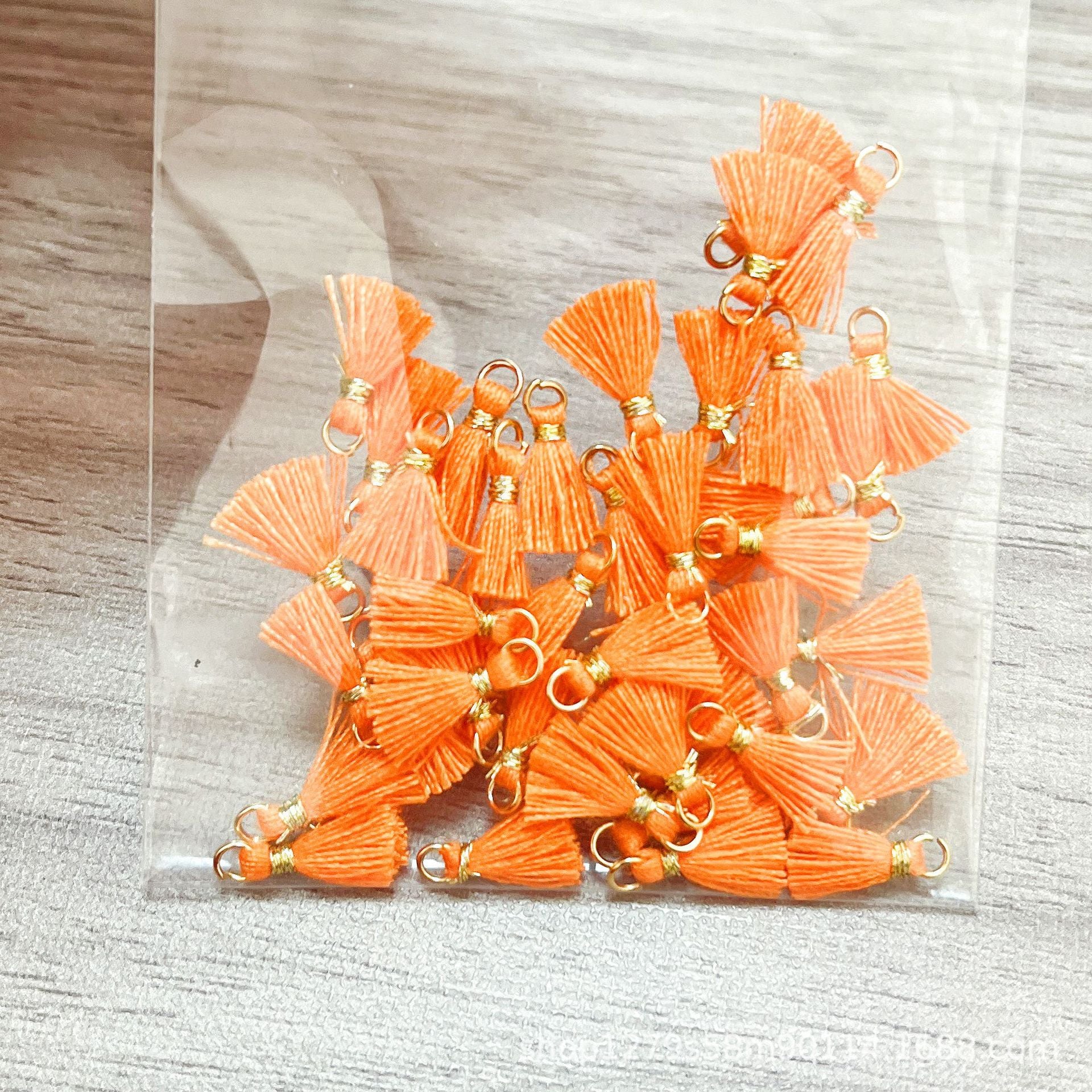 Wholesale 100PCS Mini Cotton Tassel  Earrings Hair Accessories Bracelet