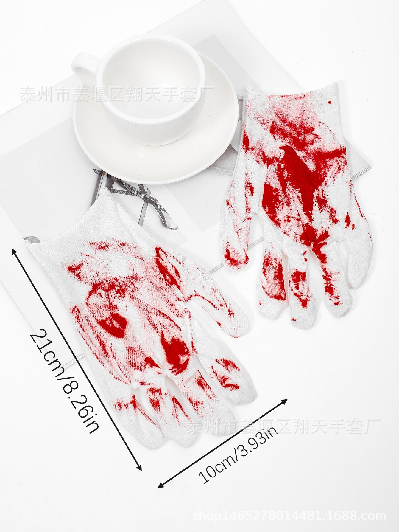 Wholesale  Cosplay bloodstain printing gloves ghost festival