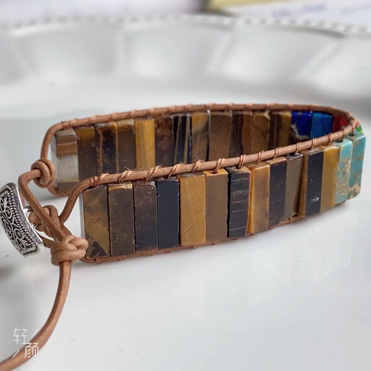 Wholesale Hand-woven Leather European and American Bohemian Creative Bracelet