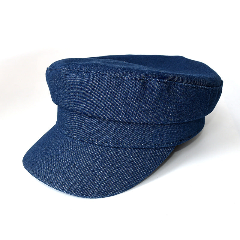 Wholesale Denim casual retro fashion versatile street simple painter hat
