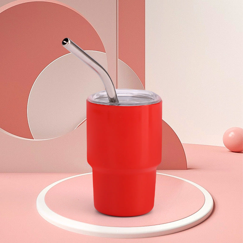 Wholesale Tumbler Ice Bullies Cup Stainless Steel Shot Glass 3oz Household Straw Cup Car Car Cup