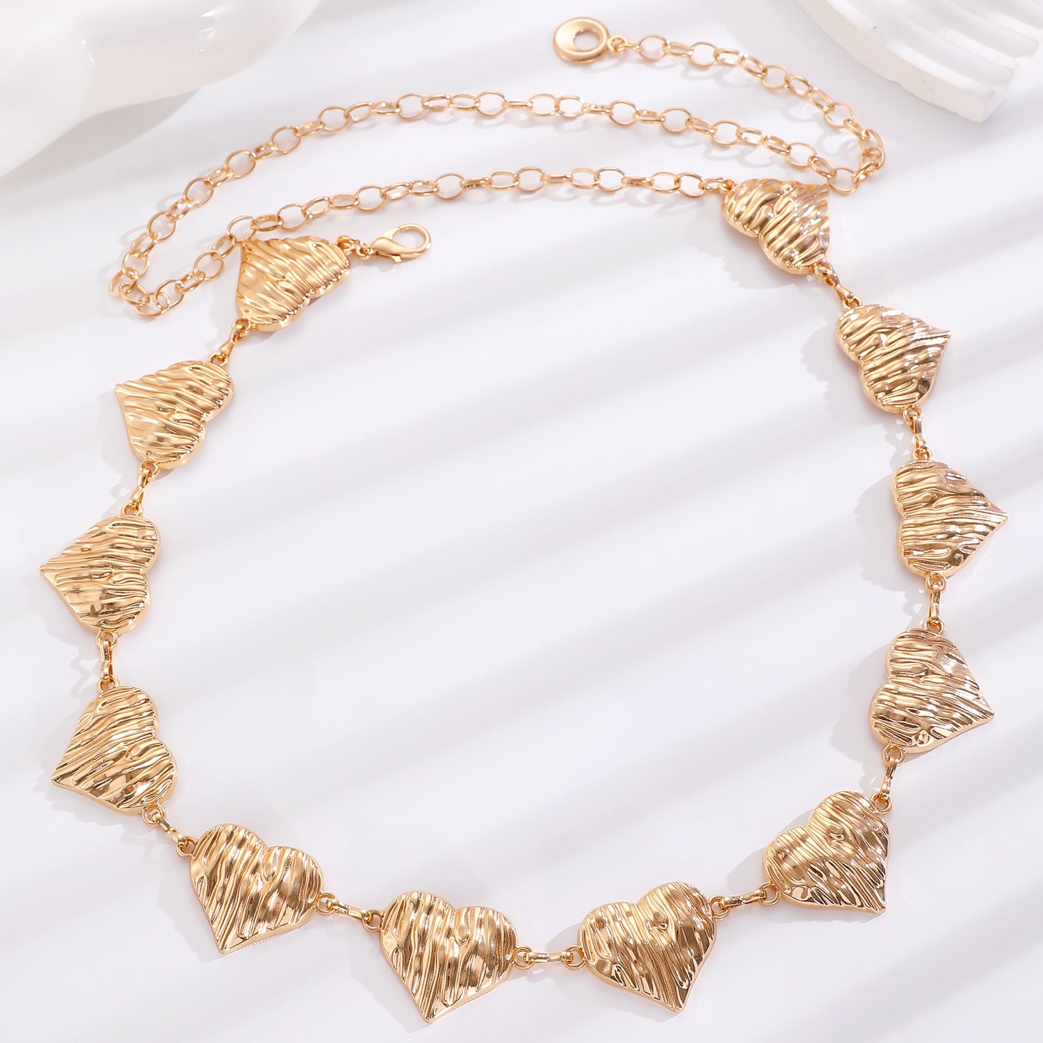 Wholesale Bohemian Ocean Style Metal Waist Chain For Women Starfish Heart Butterfly Charm Ancient Silver Finish Chic Dress Accessory
