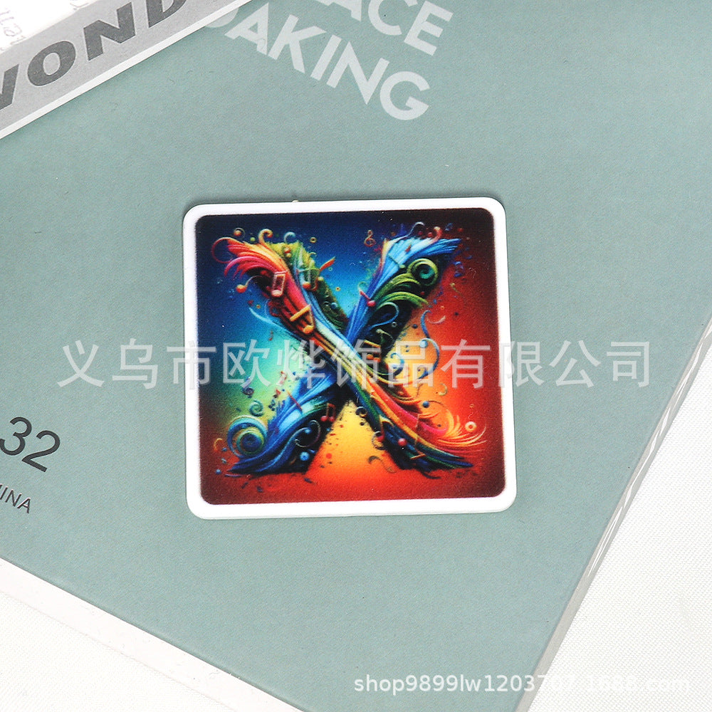 Wholesale 10pcs Cartoon Square Butterfly Personalized Bag FlatBack