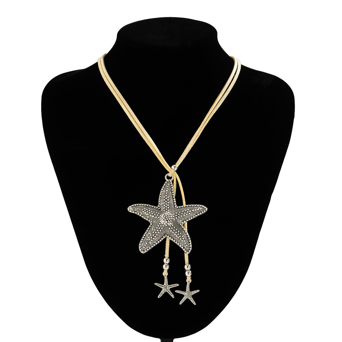 Wholesale Bohemian Starfish Ocean Style Mermaid Necklace