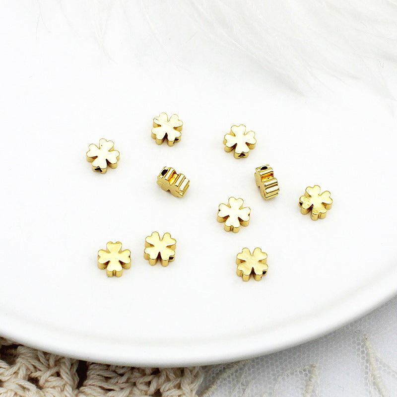 Wholesale of Star Love Clover Copper DIY Jewelry Accessories