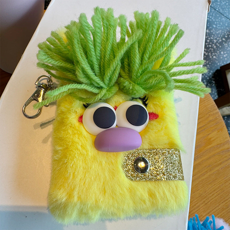 Wholesale Cute Journal Book High Color Value Girl' s Heart Plush Book Notebook