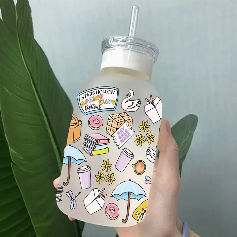 Wholesale Cross Flower Tree Daily Series 16oz Cup UV DTF Wraps