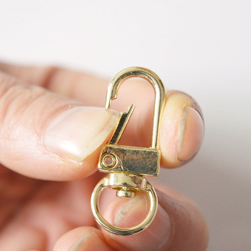 Wholesale 10pcs Metal Buckle U-shaped Door Buckle Keychain DIY Accessories