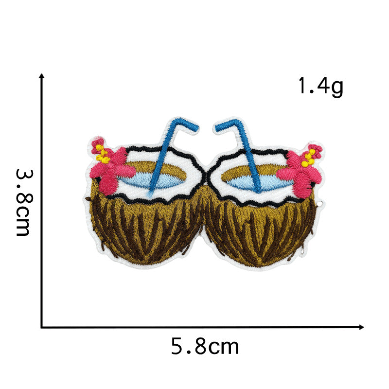 Wholesale Summer Hawaiian Collection Embroidered Patch FS