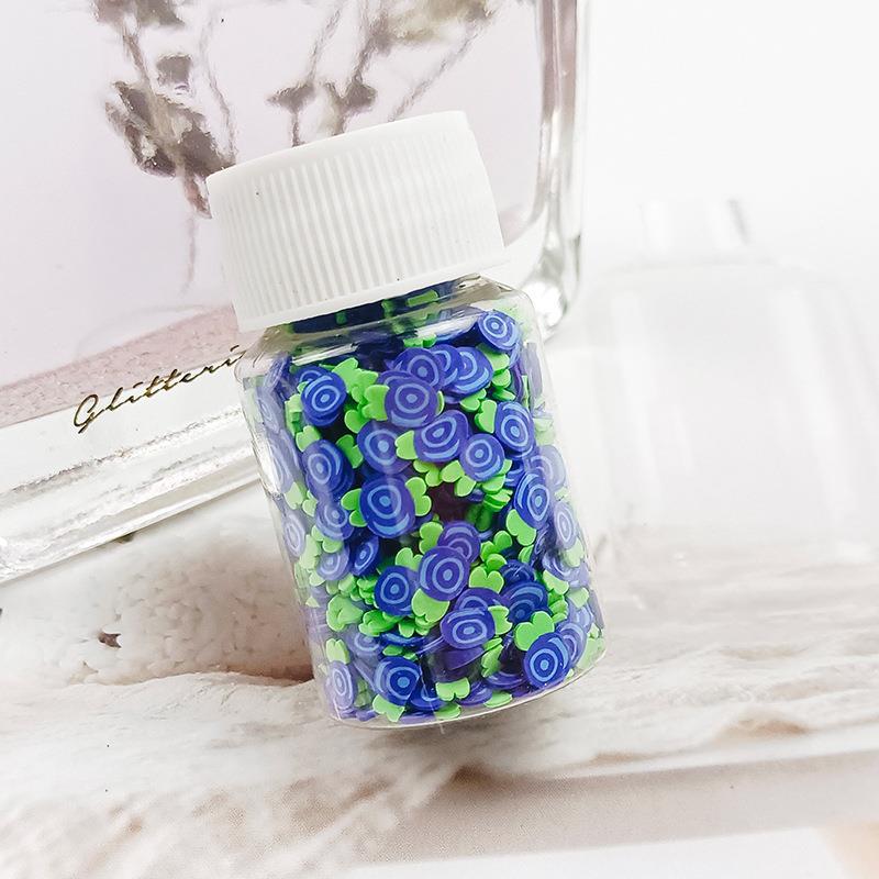 Wholesale Fruit clay slices 20ml small bottle 15g