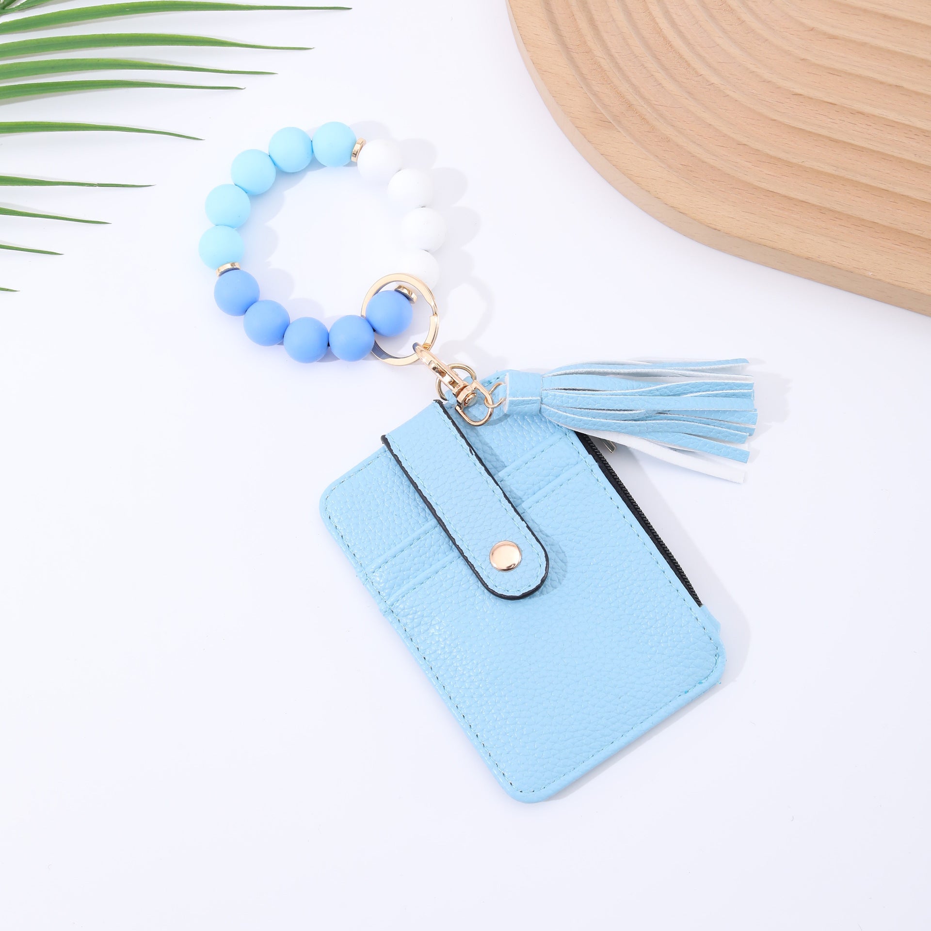 Wholesale Silicone leather wallet  Keychains