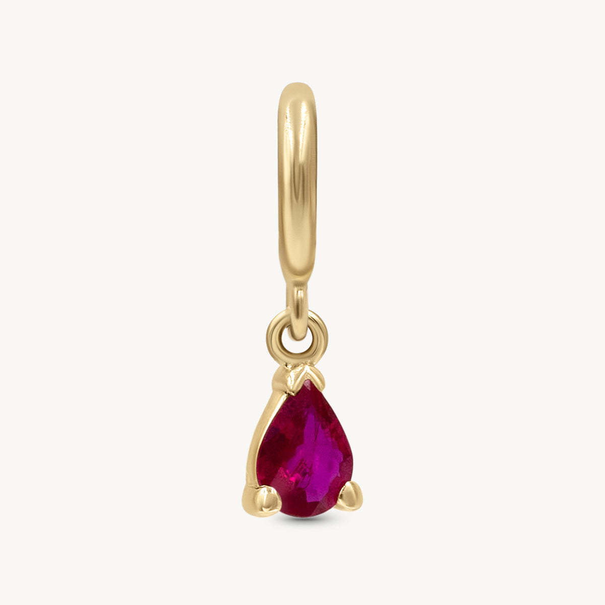 Wholesale Classic Birthstone Pendant 18K Gold Plated Geometric DIY Jewelry Charm Fashion Accessory For Women Gift Boutique Resale