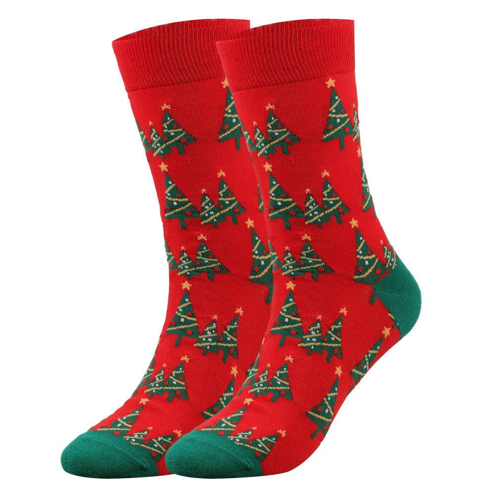 Wholesale New Christmas Men's Cotton Socks