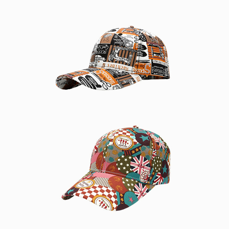Wholesale New Hip-hop Trend Cross-border Letter Print Graffiti Cap