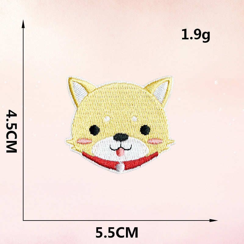 Wholesale Cartoon Embroidery Plush Clothes Patch Hat DIY Decorative Embroidery Cloth Patch FS