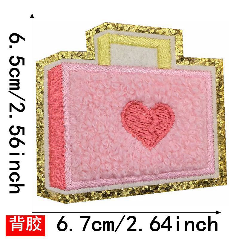 Wholesale Embroidered Patch Set Of 14 Decorative Fashion Accessory For Bags Clothing Gift Boutique Resale