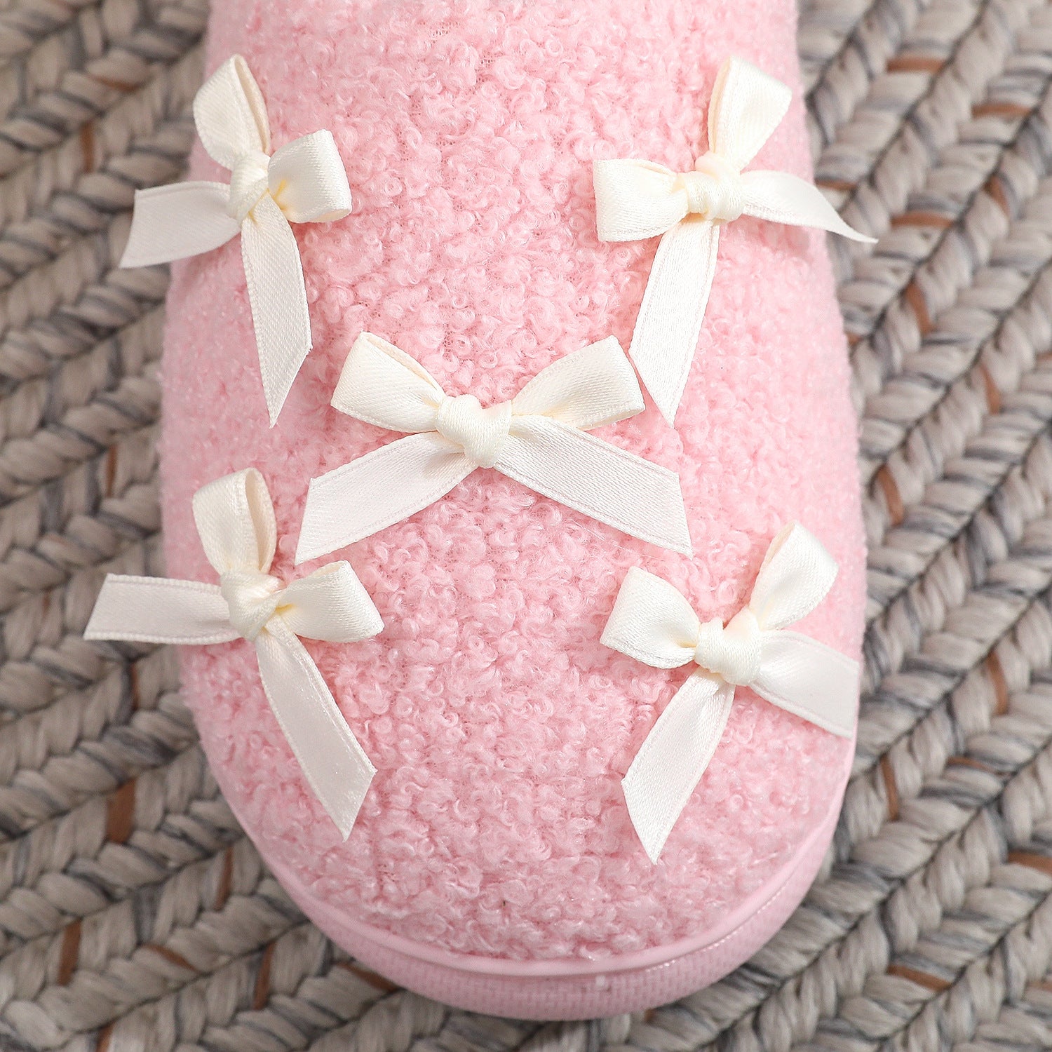 Wholesale  Bow Cotton Slippers for Girls
