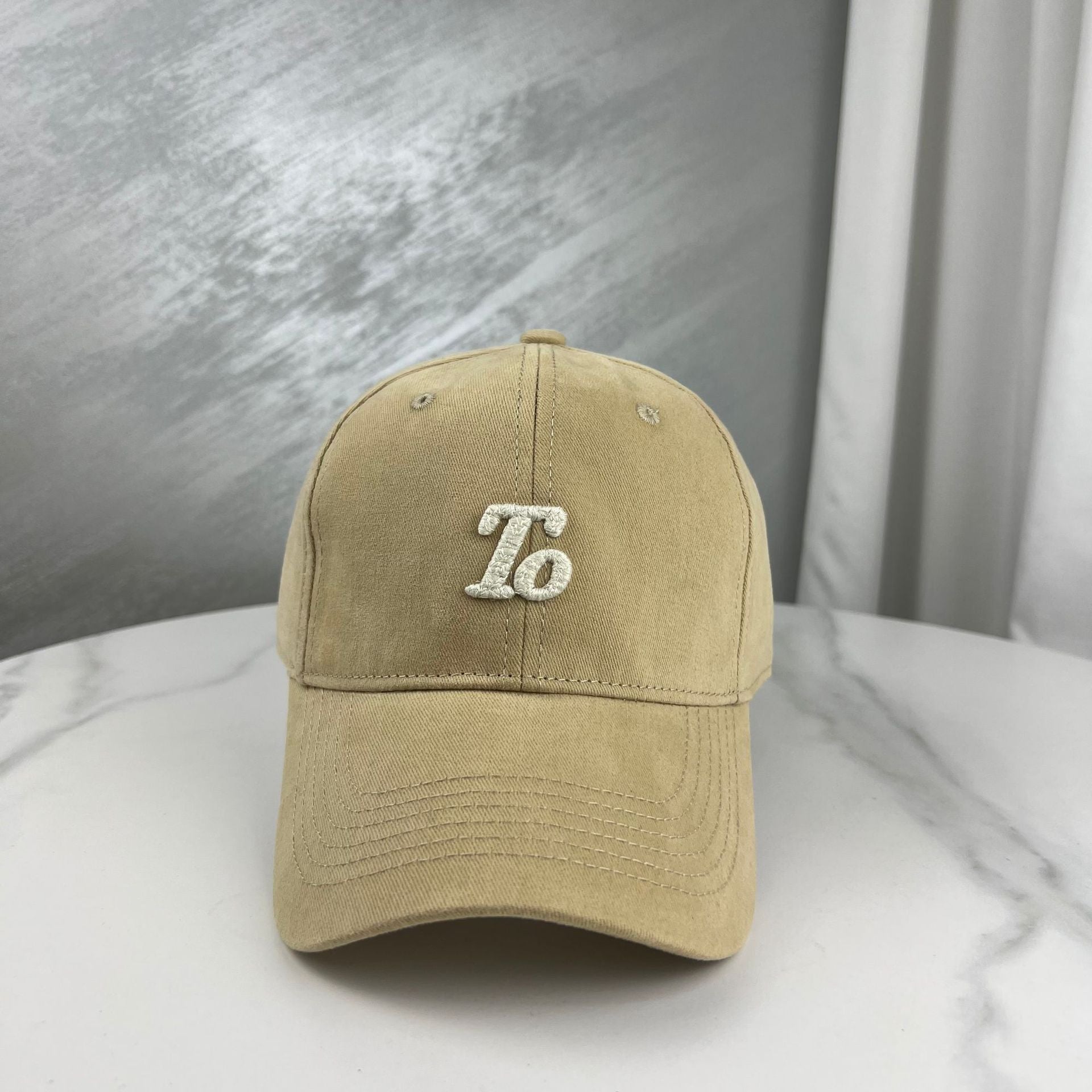 Wholesale Frosted Letter Embroidered Cotton Baseball Caps