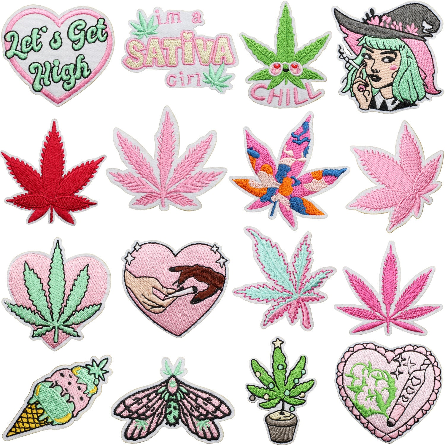 Wholesale Stylish Embroidered Maple Leaf Patch For Teen Girls Clothing Decorative Accent DIY Craft Supply