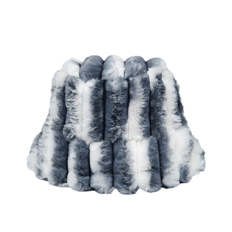 Wholesale Winter Plush Hat Thickened Plush Fisherman Hat