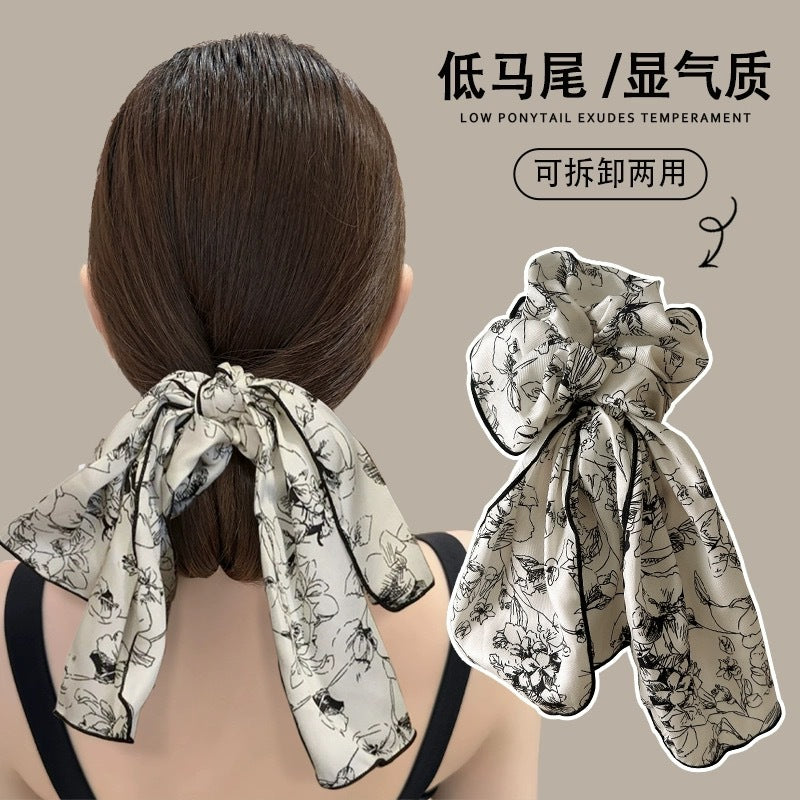 Wholesale Ink painting retro ribbon bow hairband