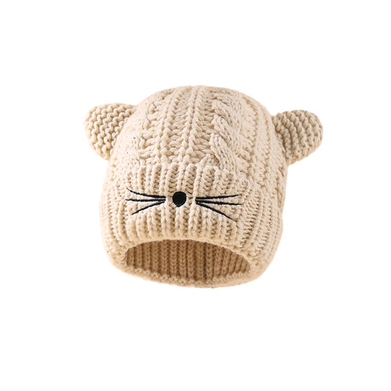 Wholesale Cat Ear Warm Knitted Hat