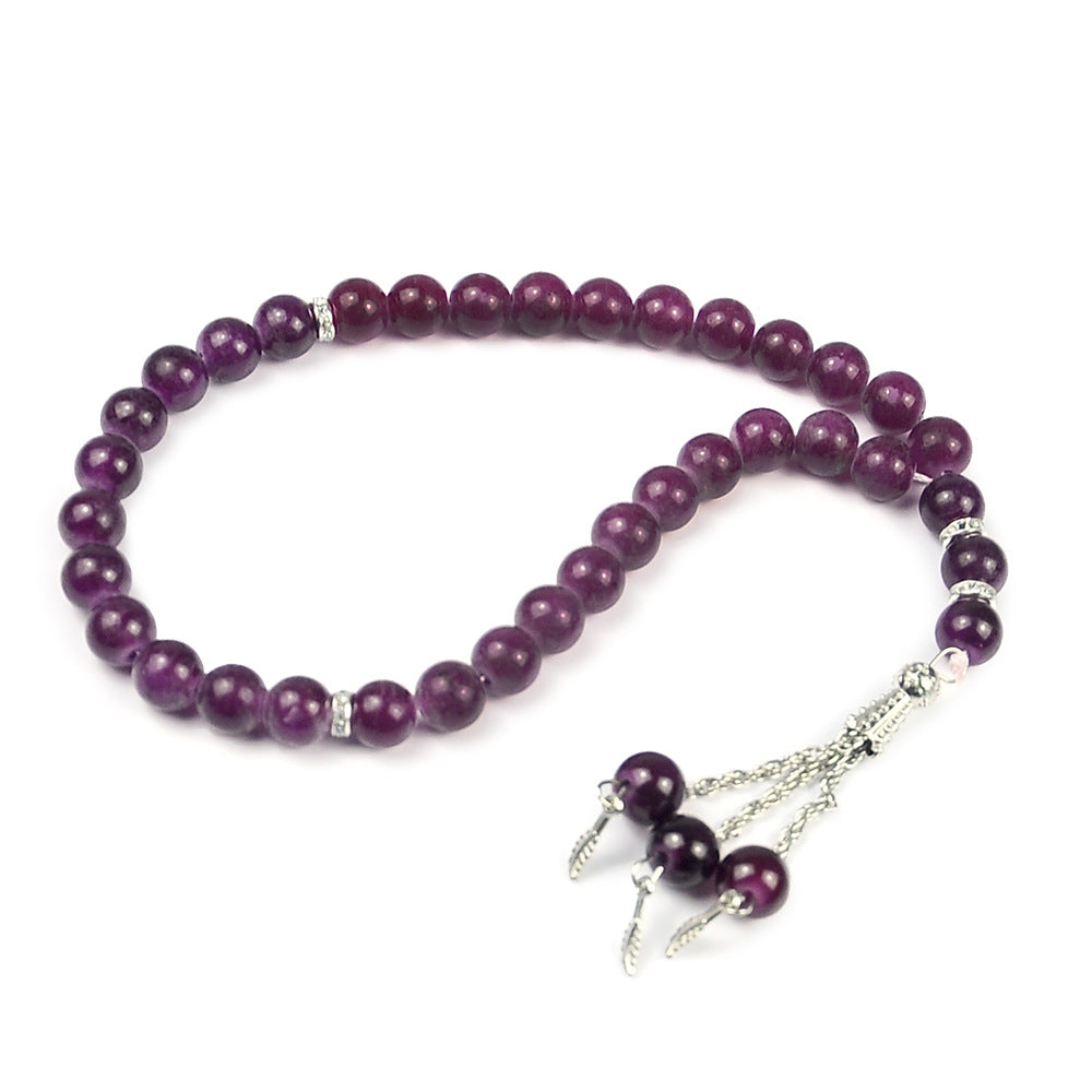 Wholesale Handmade Crystal Bracelet 33 Beads 10Mm Glass Geometric Exotic Unisex Wedding Gift Jewelry Accessory