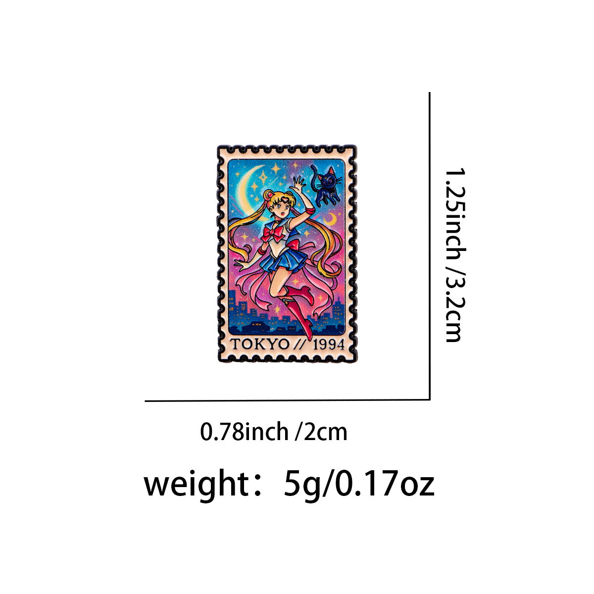 Wholesale Girls Cartoon Metal Badge Brooch Accessories