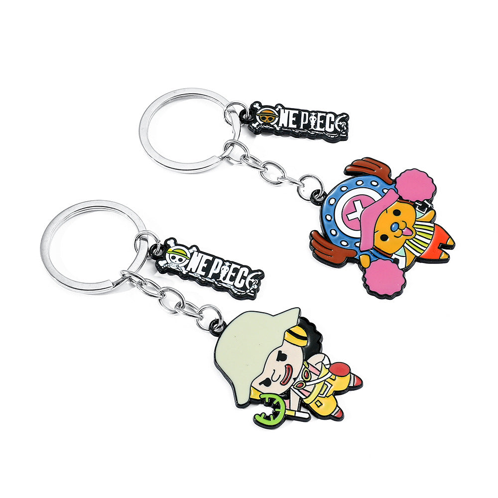 Wholesale One Piece Garo Tonkotsu Luffy Keychain